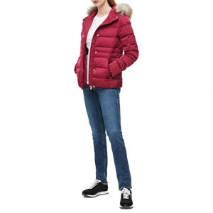 Calvin Klein dámská bordová zimní bunda - L (509)